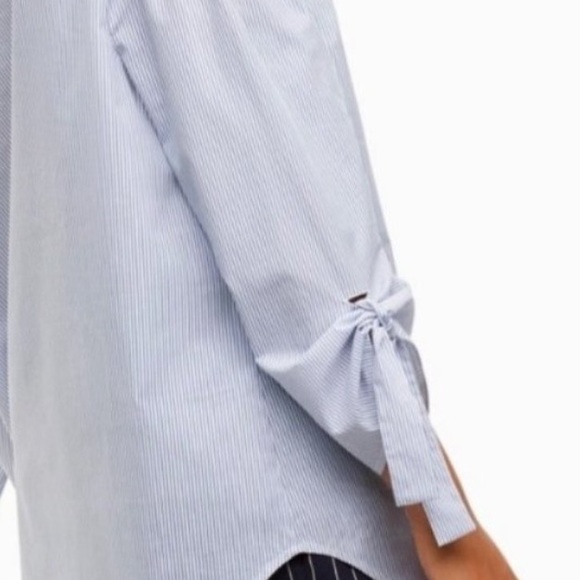 Aritzia Babaton Malik Off Shoulder Pin Striped Top - Picture 3 of 11